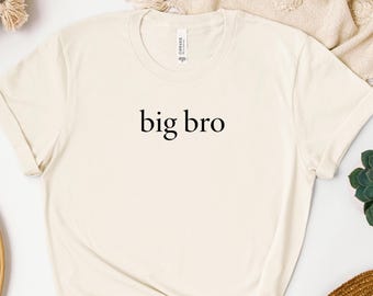 Big Bro Shirt, Big Bro Sweatshirt, Big Bro Hoodie, Brother Tee, New Big Brother Crewneck, Sibling Announcement Shirt, Brother Gift