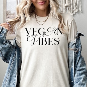 Vegan Vibes Shirt, Vegan Sweatshirt, Gift For Vegan, Vegan Hoodie, Animal Lover Gift, Vegetarian Shirt, Vegetarian T-Shirt
