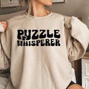 Camiseta de Puzzle Whisperer, sudadera de Puzzle, sudadera con capucha de Puzzle, camiseta de Puzzle, regalo para amantes de Puzzle, amante de Puzzle imagen 1