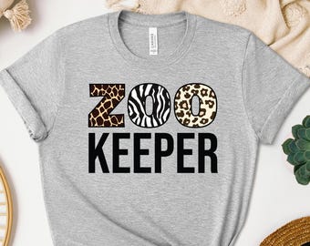 Zookeeper Shirt,Zookeeper Sweatshirt, Zookeeper Hoodie, Animal Keeper Tee, Zoo Crewneck, Wildlife Lover Gift, Zookeeper Tee