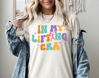 In My Lifting Era Shirt, Fitness Sweatshirt, Gym Hoodie, Funny Workout Tee, Weightlifting Shirt, Women Lifting Tee, Fitness Gift