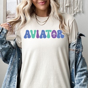 Aviator Shirt, Aviator Sweatshirt, Pilot Sweatshirt, Aviation Sweatshirt, Airplane Sweatshirt, Aviator Birthday Shirt, Pilot Gift