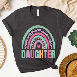 Daughter Rainbow Shirt, Daughter Sweatshirt, Favorite Daughter Hoodie, Graduation Gift for Daughter, Birthday Gift for Daughter 画像 3