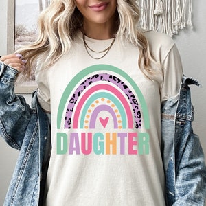 Daughter Rainbow Shirt, Daughter Sweatshirt, Favorite Daughter Hoodie, Graduation Gift for Daughter, Birthday Gift for Daughter 画像 1