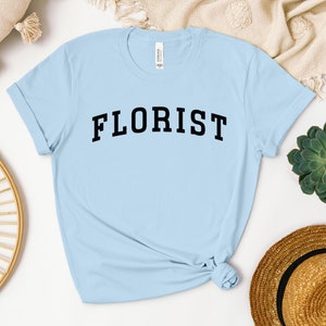 Florist Shirt, Florist Sweatshirt, Florist Hoodie, Flower Dealer, Flower Arranging Crewneck, Plant Lover, Gardener, Florist Gift image 5