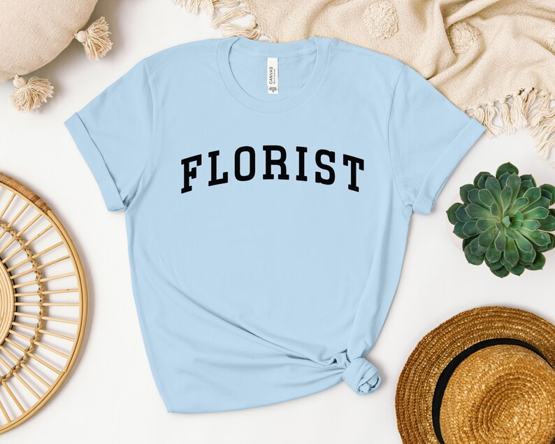 Florist Shirt, Florist Sweatshirt, Florist Hoodie, Flower Dealer, Flower Arranging Crewneck, Plant Lover, Gardener, Florist Gift image 5