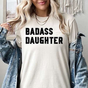 Badass Daughter Shirt, Daughter Sweater, Favorite Daughter Hoodie, Graduation Gift for Daughter, Birthday Gift for Daughter image 2