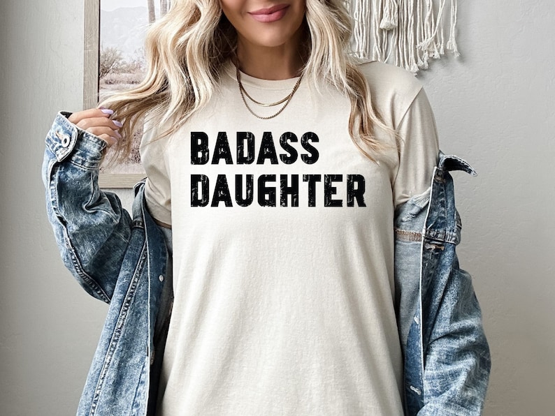 Badass Daughter Shirt, Daughter Sweater, Favorite Daughter Hoodie, Graduation Gift for Daughter, Birthday Gift for Daughter image 2