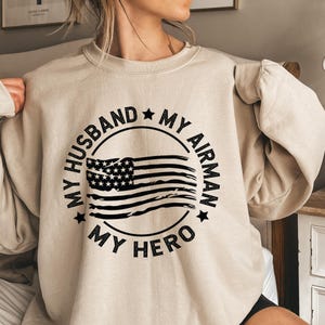 My Son My Airman My Hero Shirt, Air Force Mom Sweatshirt, Proud Air Force Hoodie, Air Force Graduation, Proud Air Force Family Shirt