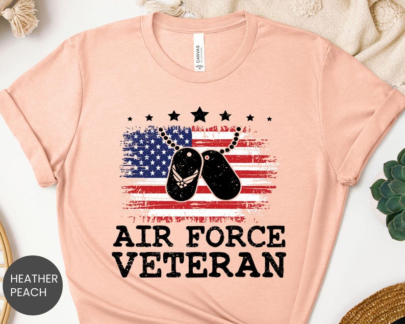 Air Force Veteran Shirt, Military Veteran Sweatshirt, Sweatshirt, Proud Airman Hoodie, USAF Tee, Patriotic Crewneck, Air Force Gift for Him image 3