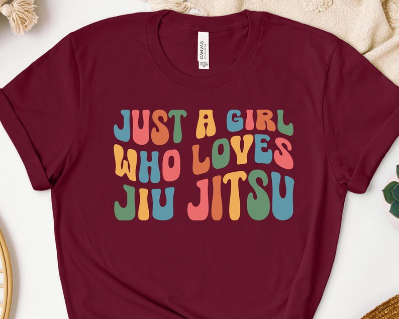 Just A Girl Who Loves Jiu Jitsu Shirt, Jiu Jitsu Mom Sweatshirt, Funny Jiu Jitsu Mom Hoodie, Game Day Jiu Jitsu Shirt, Sport Shirt Bild 3