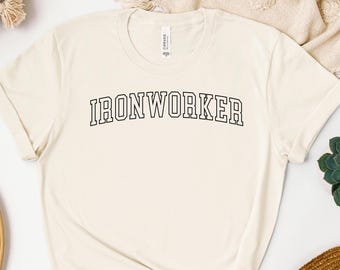 Ironworker Shirt, Ironworker Sweatshirt, Ironworker Hoodie, Steel Worker Tee, Construction Crewneck, Ironworker Gift Idea