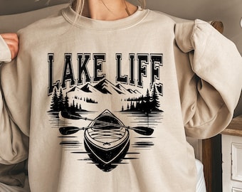 Lake Life Shirt, Lake Sweatshirt, Lake Hoodie, Lake Tee, Camper Crewneck, Lake Trip Shirt, Camping Life Tee, Road Trip Crewneck Gift