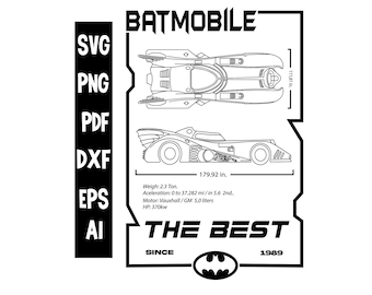 vector batmobile