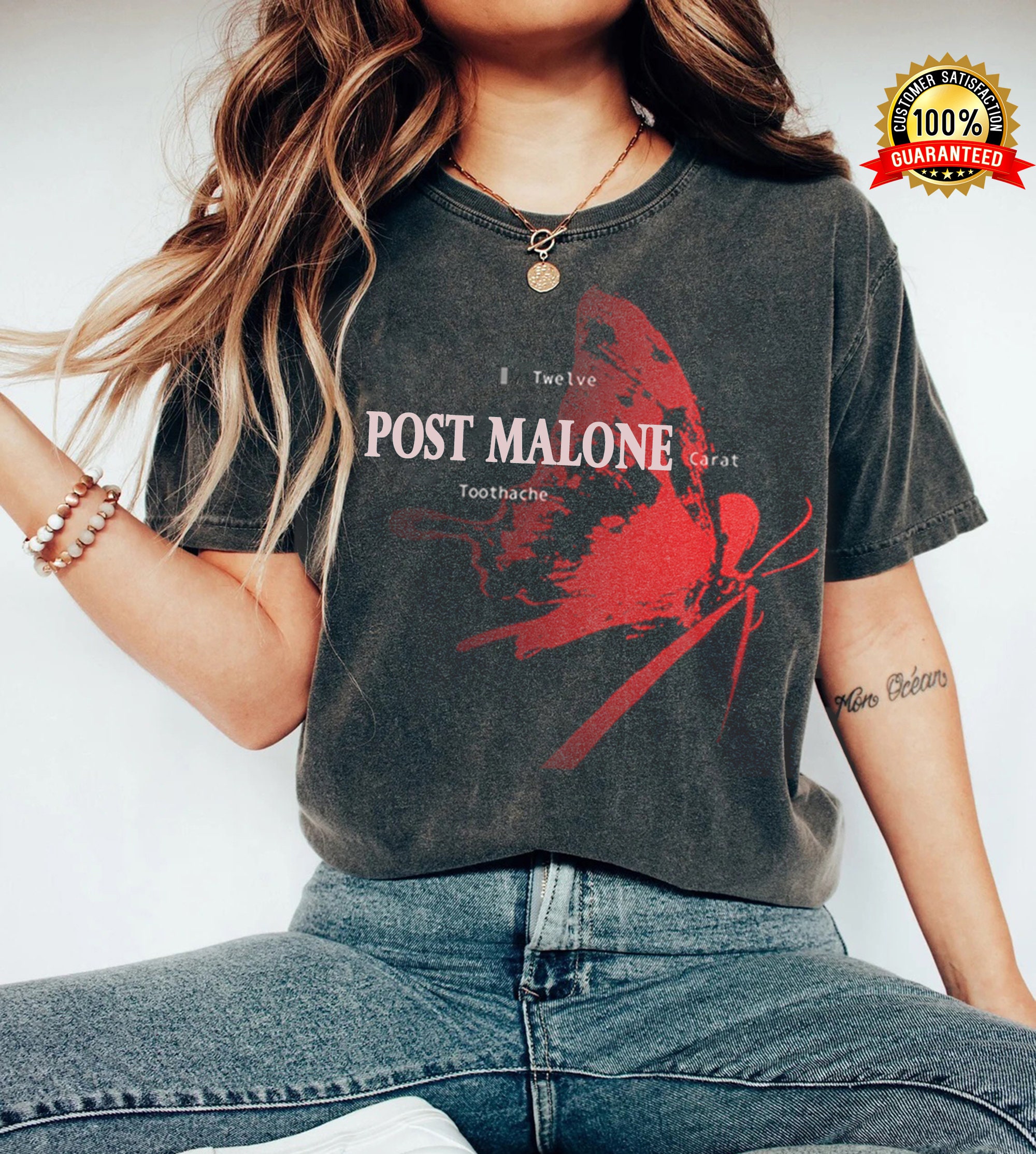 Discover Camiseta Post Malone Concierto Tour 2023 Merch para Hombre Mujer