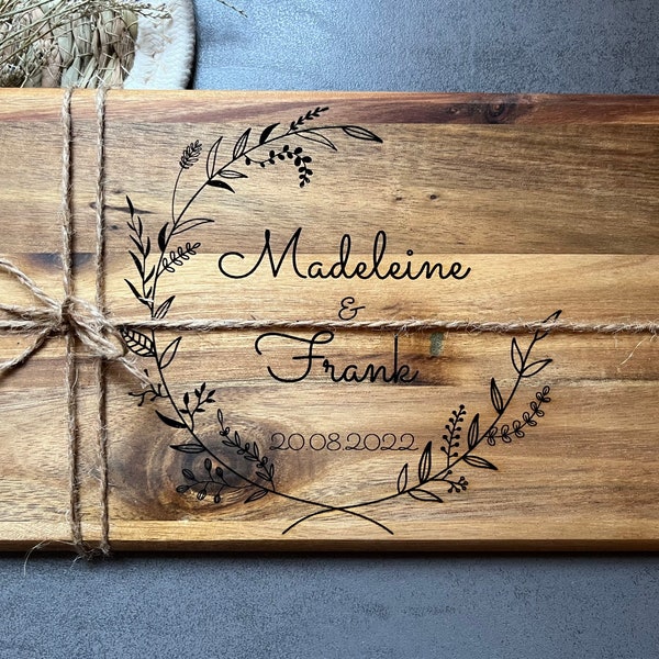 board | Breakfast board | personalized | personalized gifts | Gift | wedding | Wedding | Wedding gift