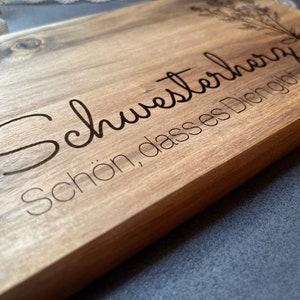 board | Breakfast board | personalized | personalized gifts | Gift | sister | Sis