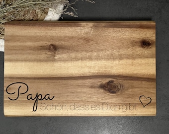 Brettchen | Frühstücksbrettchen | personalisiert | personalisierte Geschenke | Geschenk | Papa