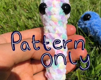 ¡Gusano de preocupación de ganchillo! ¡Solo patrón!