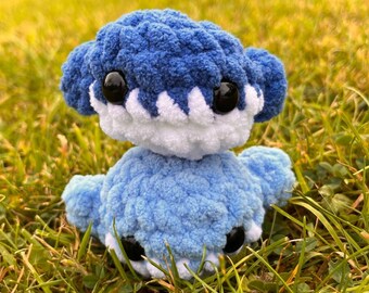 Ballena tejida a mano