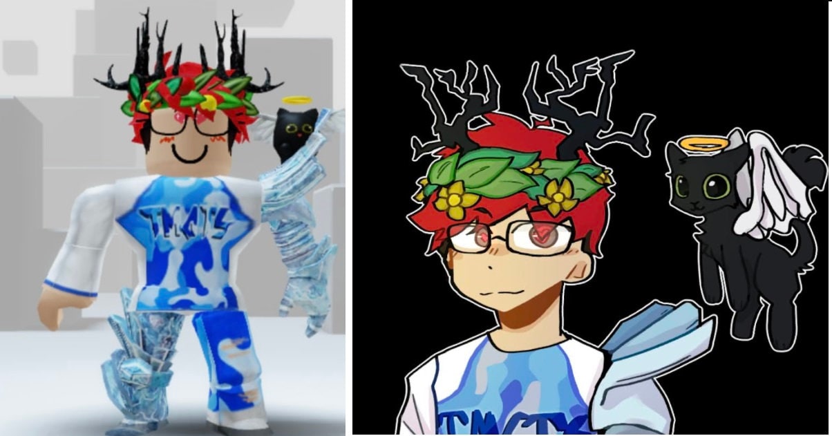 Draw your minecraft or roblox skin in my style by Justburrito