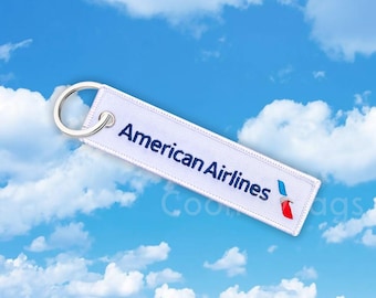 American Fluglinien Schlüsselanhänger - Pilot Schlüsselanhänger - Flugbesatzung Geschenk - Reisegepäckanhänger - Boing 787 - Luftfahrt Sammlerstück - Flug Zubehör