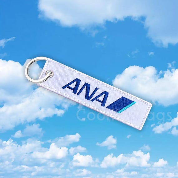 ANA Boeing 787 キーホルダー ANA BOEING 777 787 繊細刺繍 タグ キーホルダー REMOVE BEFORE FLIGHT