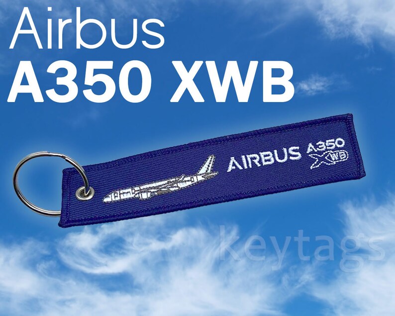 Keychain AIRBUS A350 XWB Aircraft Flight Crew Pilot Air Hostess ...