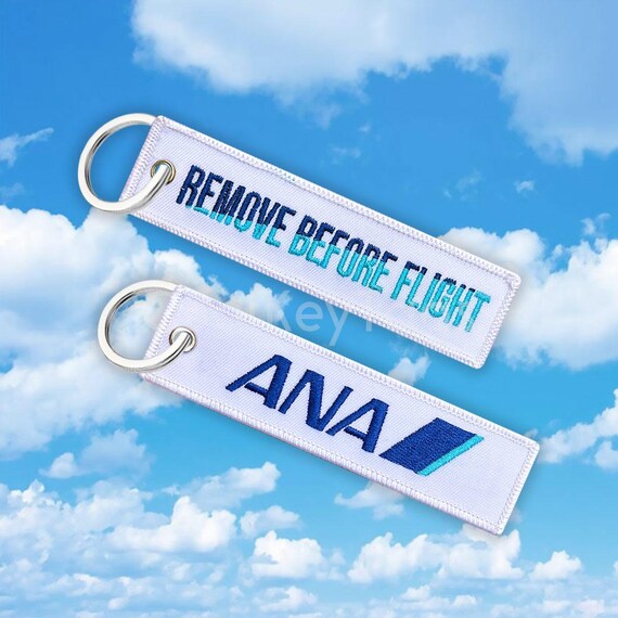 ANA Keychain - All Nippon Airways Keytag - Pilot & Crew Gift