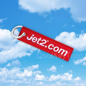 Jet2 Schlüsselanhänger – Piloten Schlüsselanhänger – Flugbesatzung Geschenk – Luftfahrt Sammlerstück – Flugzeug Schlüsselanhänger – Reise Souvenir – Flugbegleiter Erinnerungsstücke