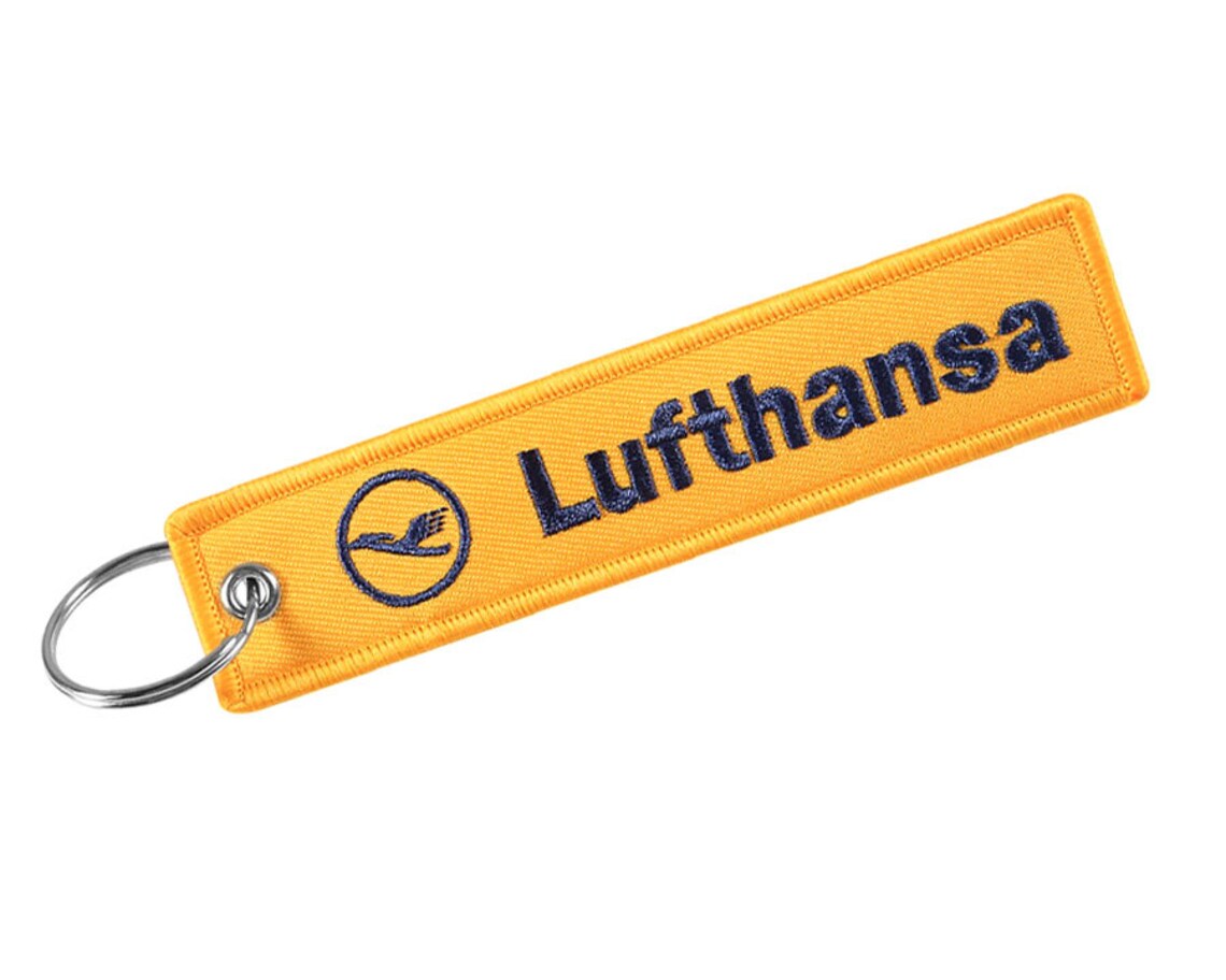 Keychain Lufthansa Airline Crew Aircraft Aviation Airbus A319 A320 Car ...