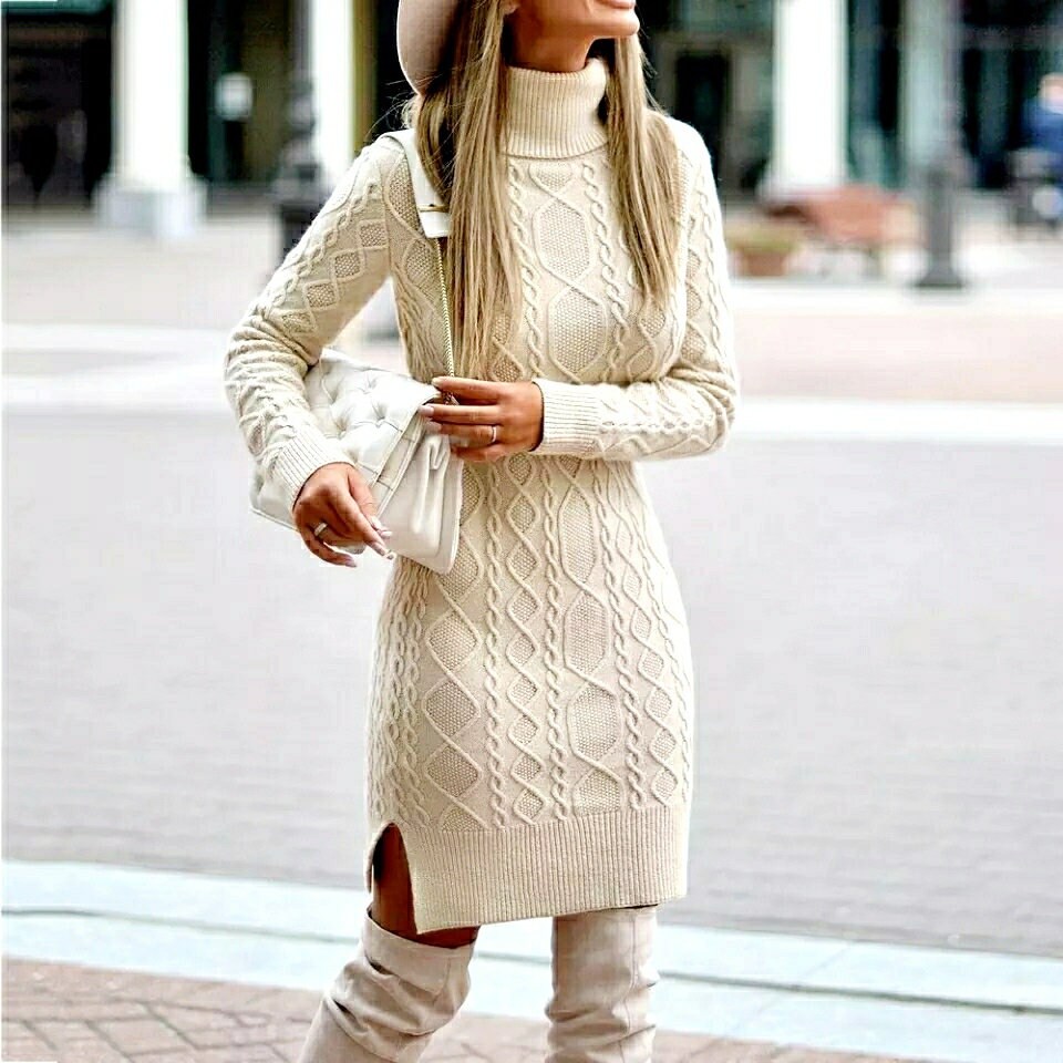 Midi Sweater Dress - Etsy