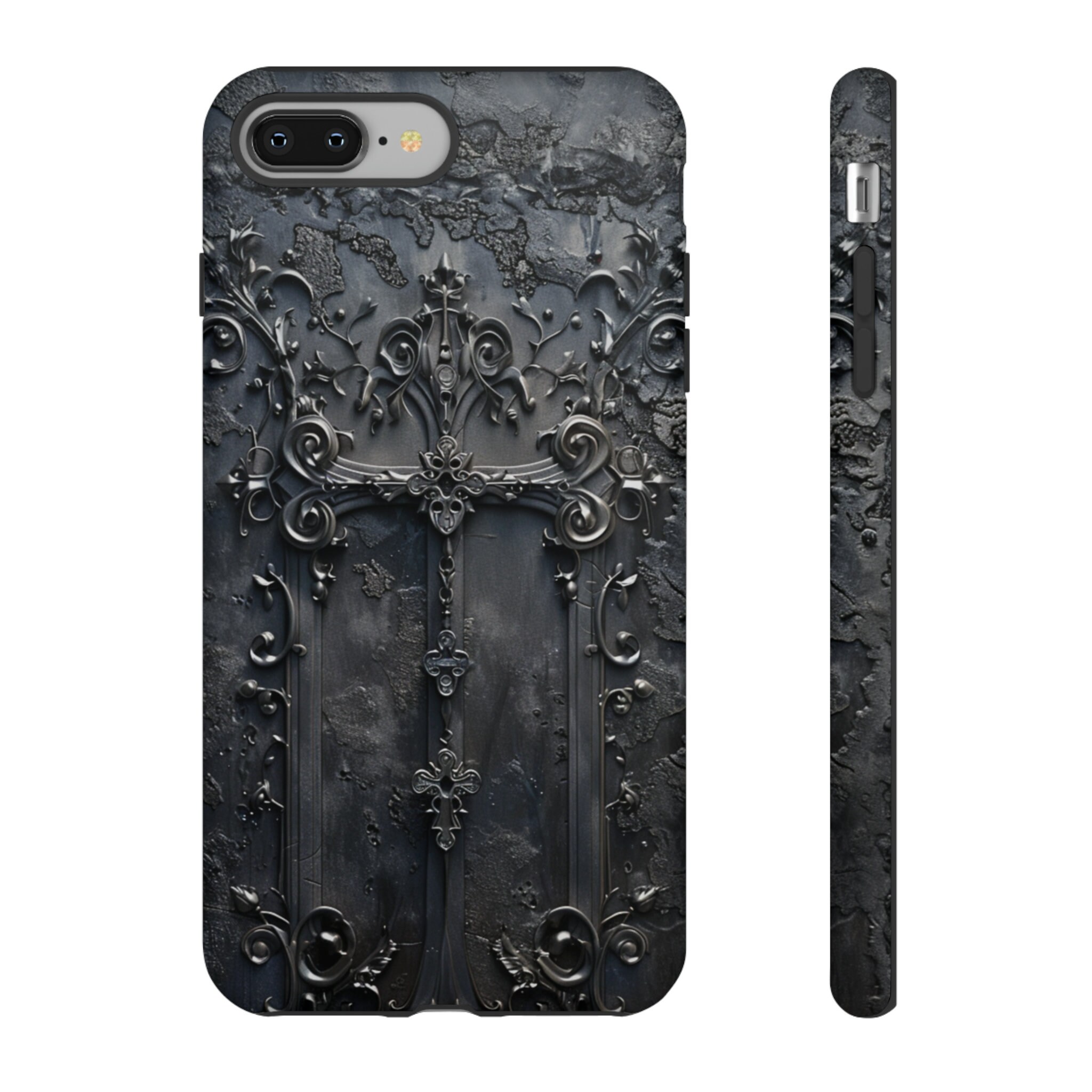 Gothic Cross Phone Case, Dark Aesthetic Phone Case iPhone 15