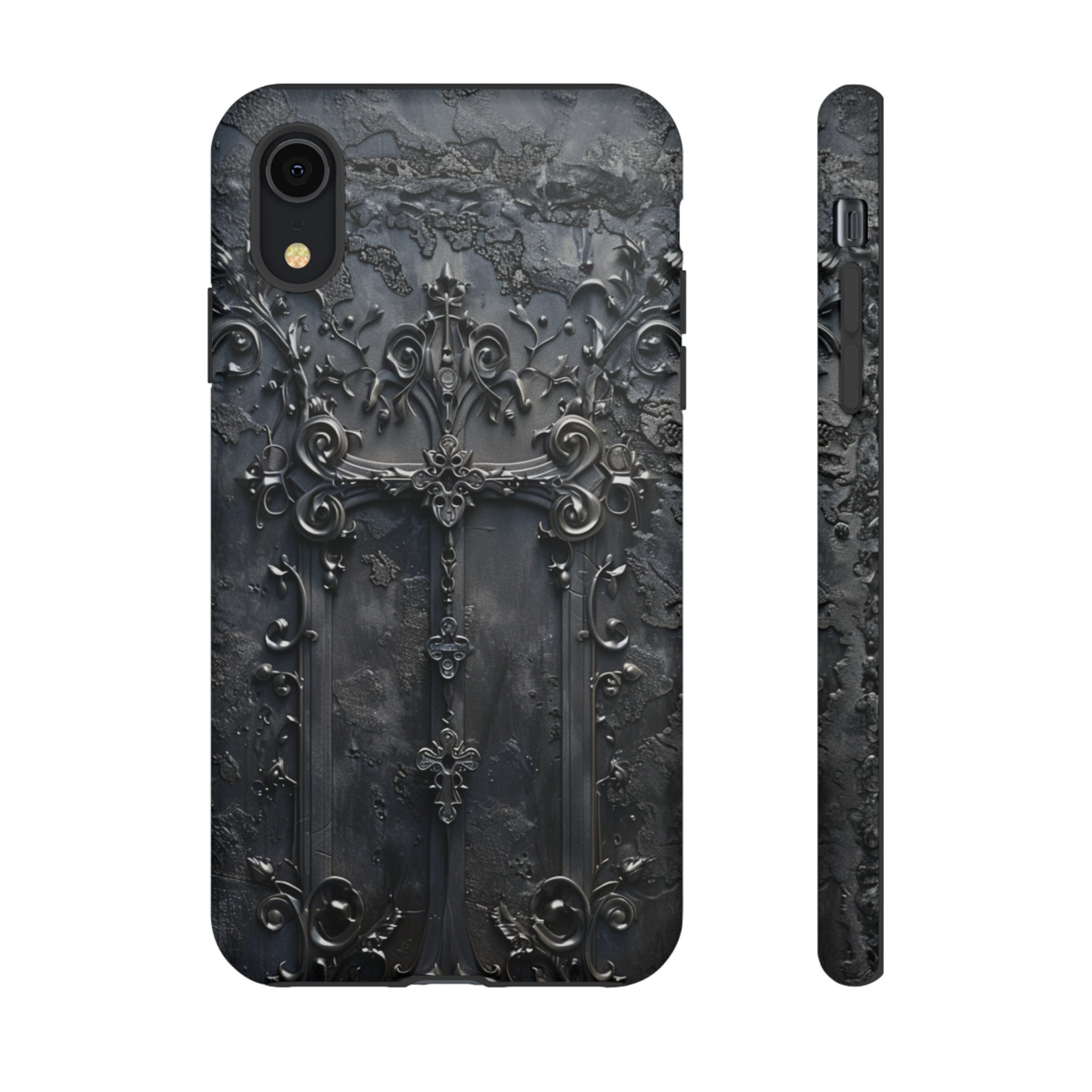 iPhone・スマホケース BALENCIAGA GREY LEATHER PHONE CASE Balenciaga Designer IPhone Phone 6