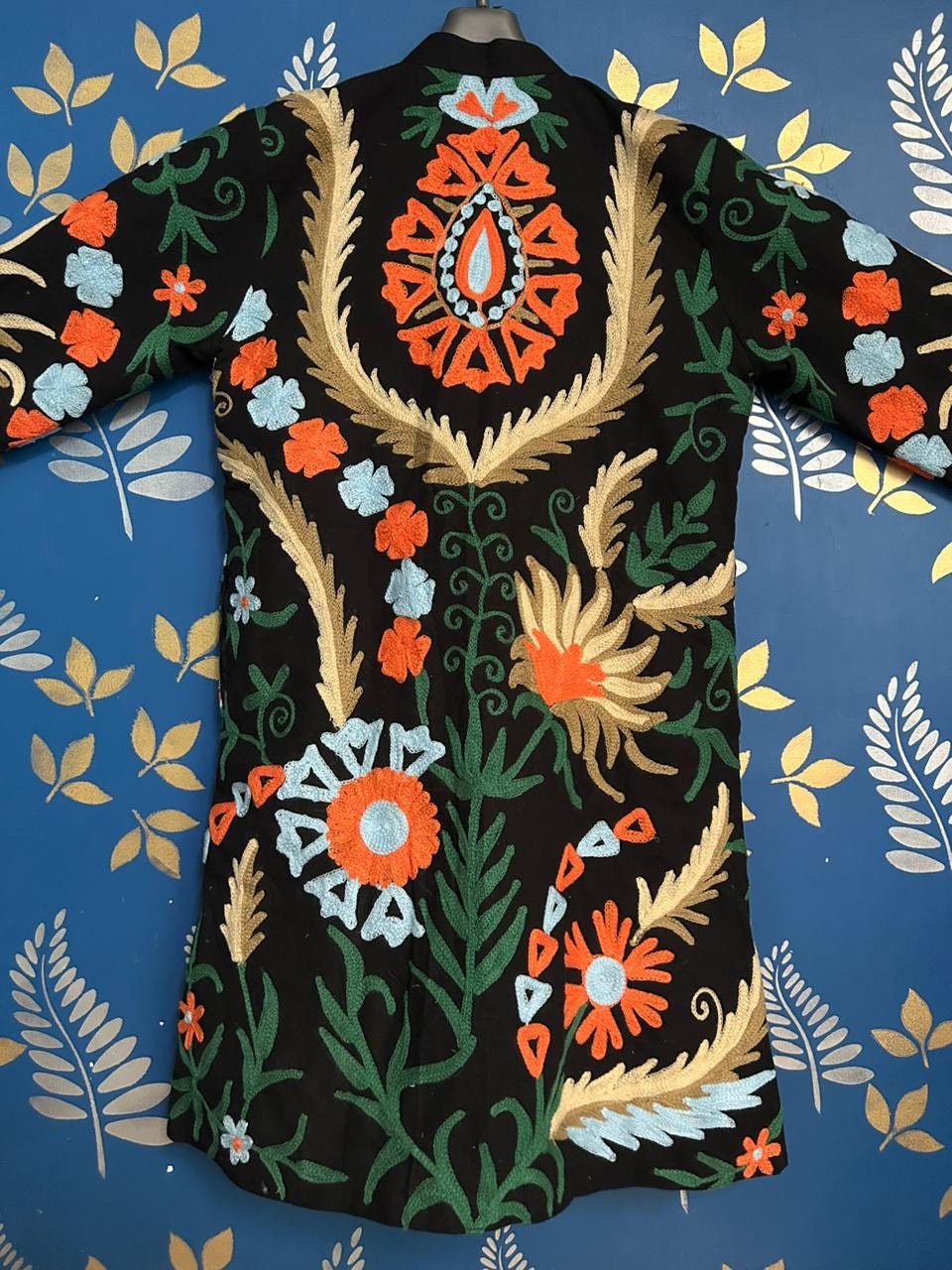 Suzani Jacket women Suzani Festival Jacket indian Cotton Embroidery suzani-jacket-women-suzani-festival-jacket-indian-cotton-embroidery