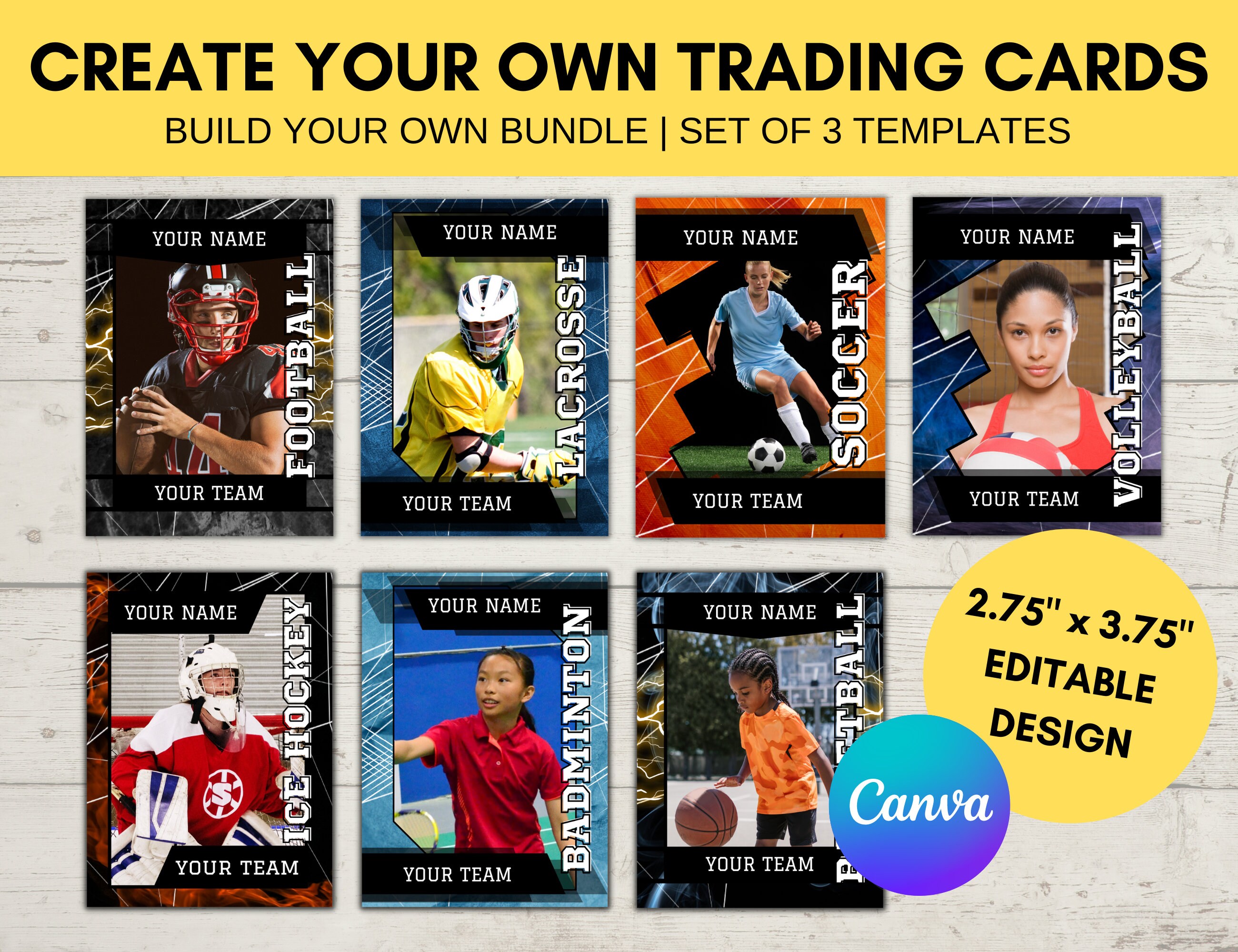 set-of-3-sports-card-templates-custom-trading-card-printable-etsy