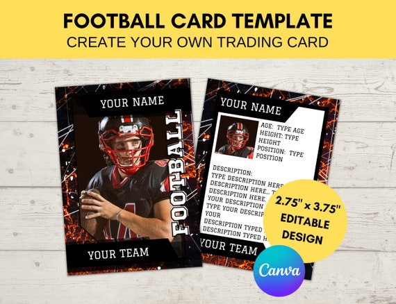 Create A Custom Football Card