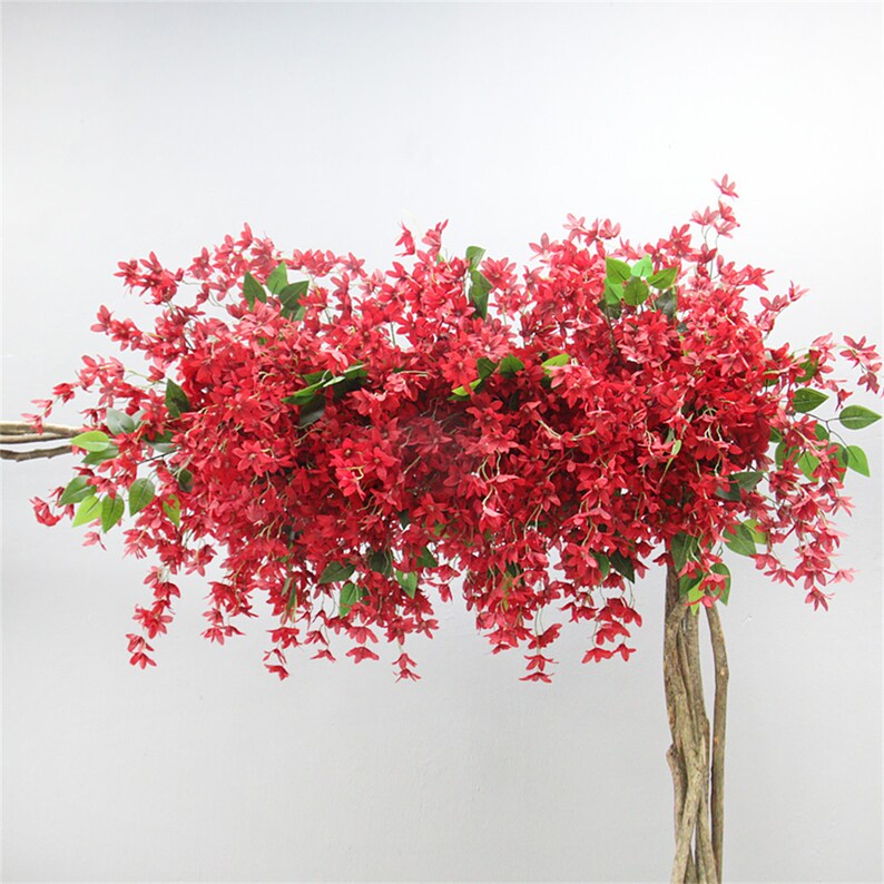 Artificial Flower Row Arrangement Wedding Arch Backdrop Decor Etsy