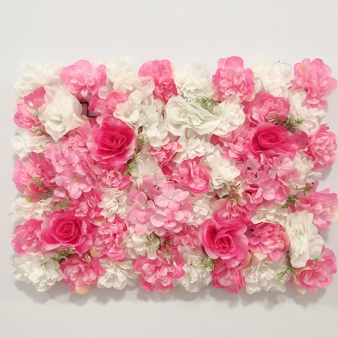 Pink Flower Wall Artificial Flower Panel Home Shop Party Etsy