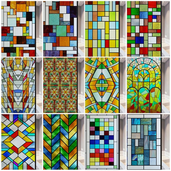 Window Film Mosaic Etsy