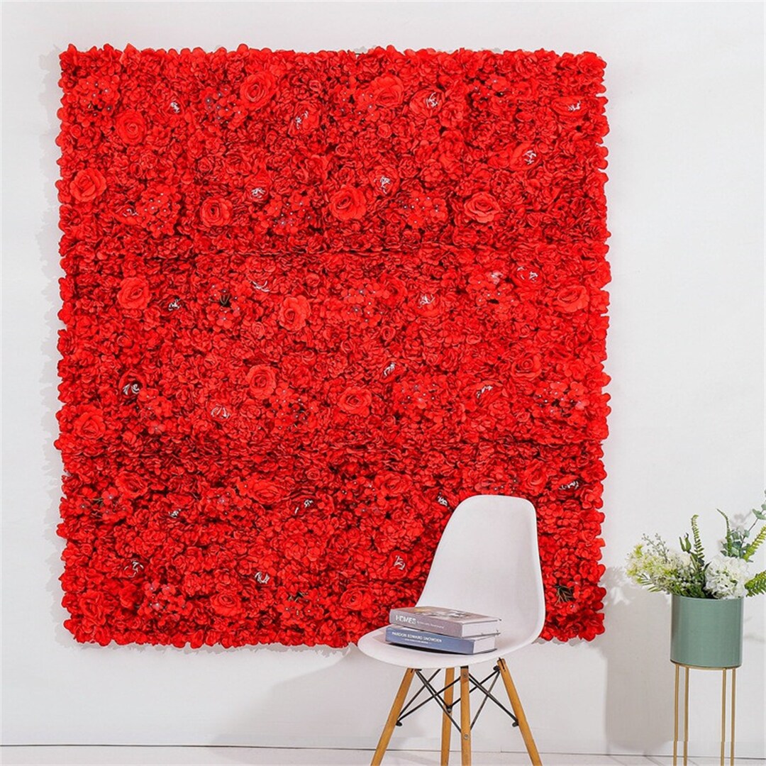 Pauwer Flower Wall Panel of 16 X 24artificial Flower Etsy