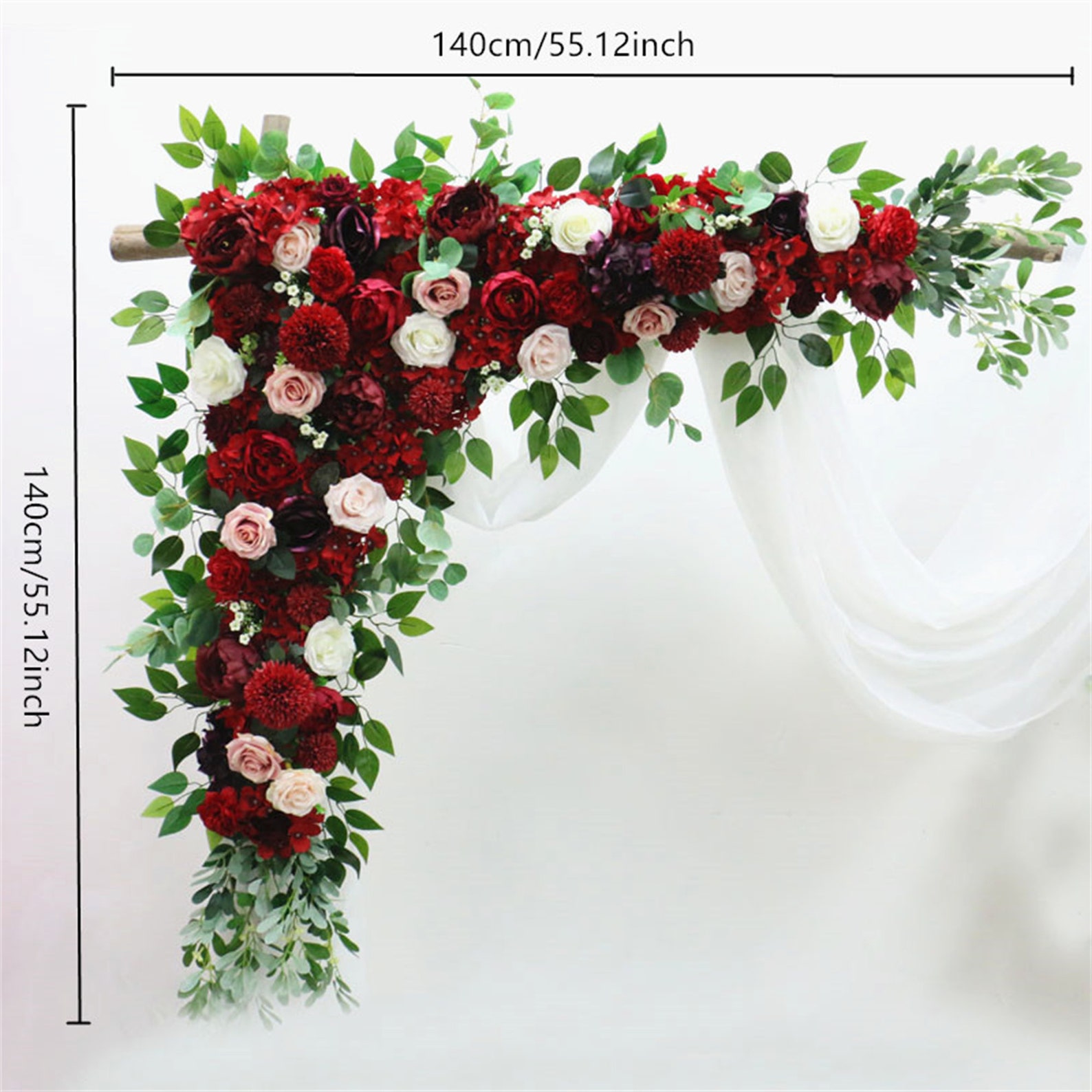 Artificial Flower Arch Flower Wall Garland Table Centerpiece Etsy