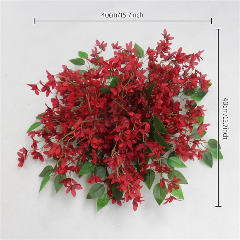 Artificial Flower Row Arrangement Wedding Arch Backdrop Decor Etsy