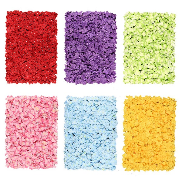 Fake Flower Wall Etsy