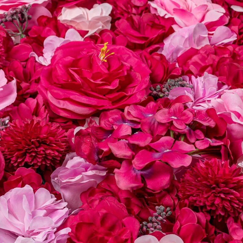 Flower Wall 3D Rose Flower Wall Panel Wedding Decor Floral Etsy