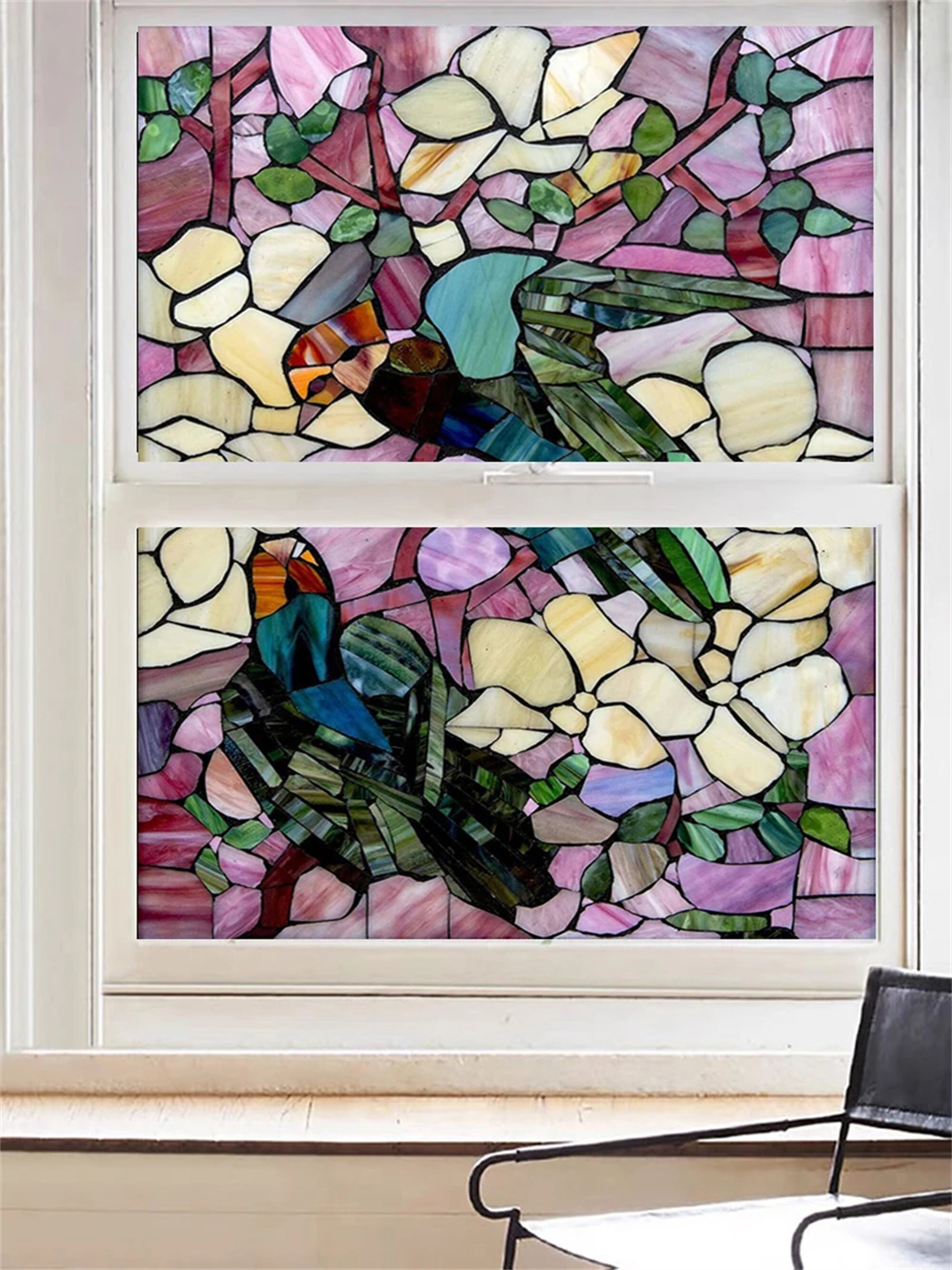 Customized Window Film Frosted Stained Glass Films,static Cling ...