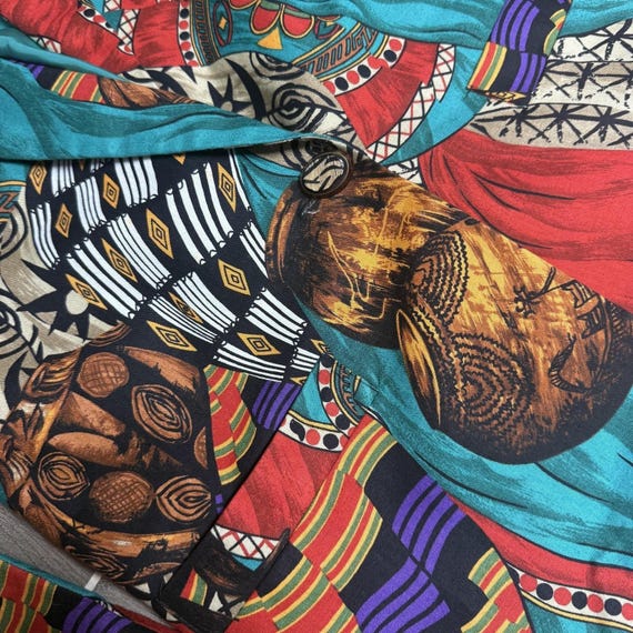 Sharon Young Linen Patchwork Blazer Jacket Womens… - image 12