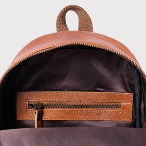 Premium Mini Full Leather City Backpack - Women's Handmade Full leather Backpack with Adjustable straps