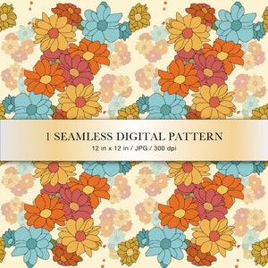 Floral seamless pattern digital download pattern Digital paper Seamless pattern for fabric Seamless digital paper Backgraund Pattern