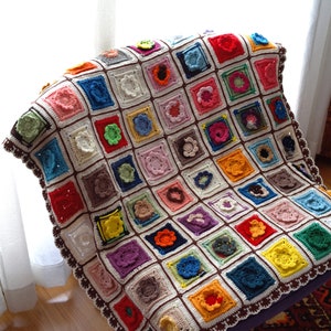 Crochet Decorative Throw Blankets, Ready to Ship, Heirloom Gifts, Granny Square Blankets for Sale, mother&#39;s day gift